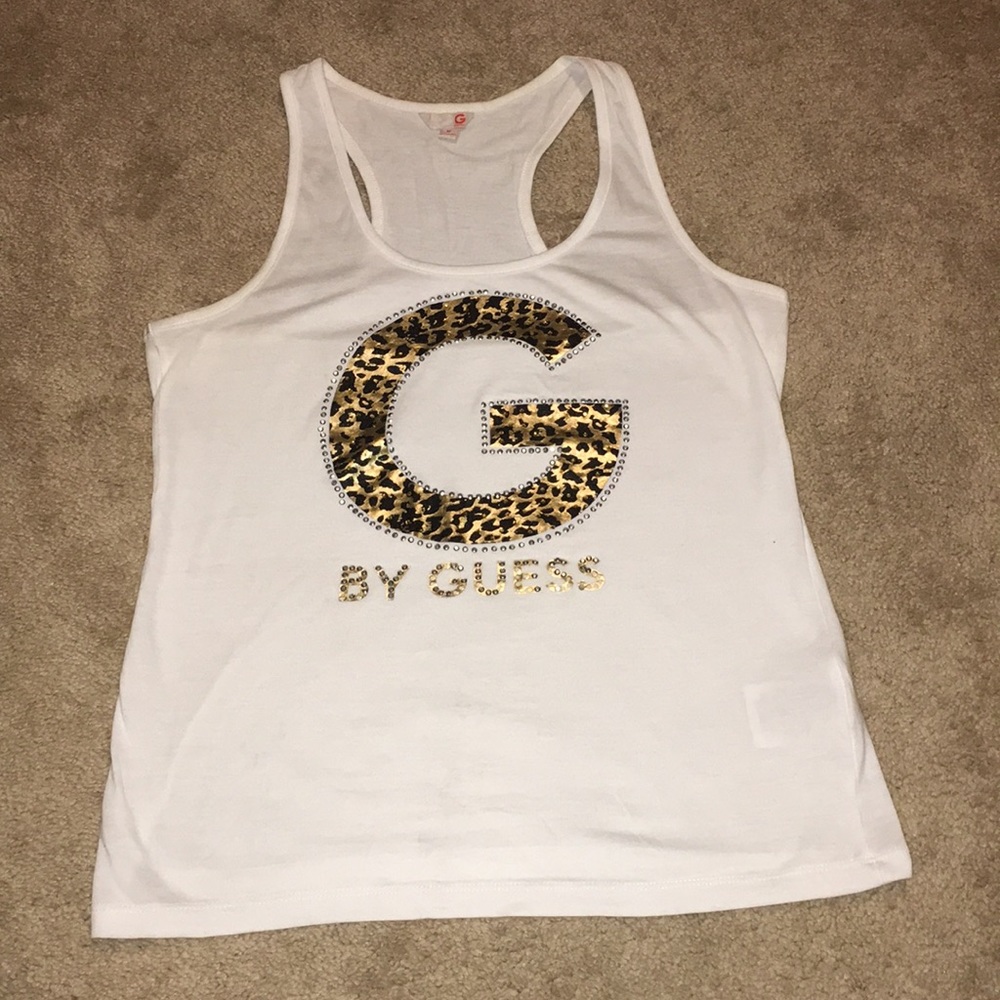 Guess White Tank Top